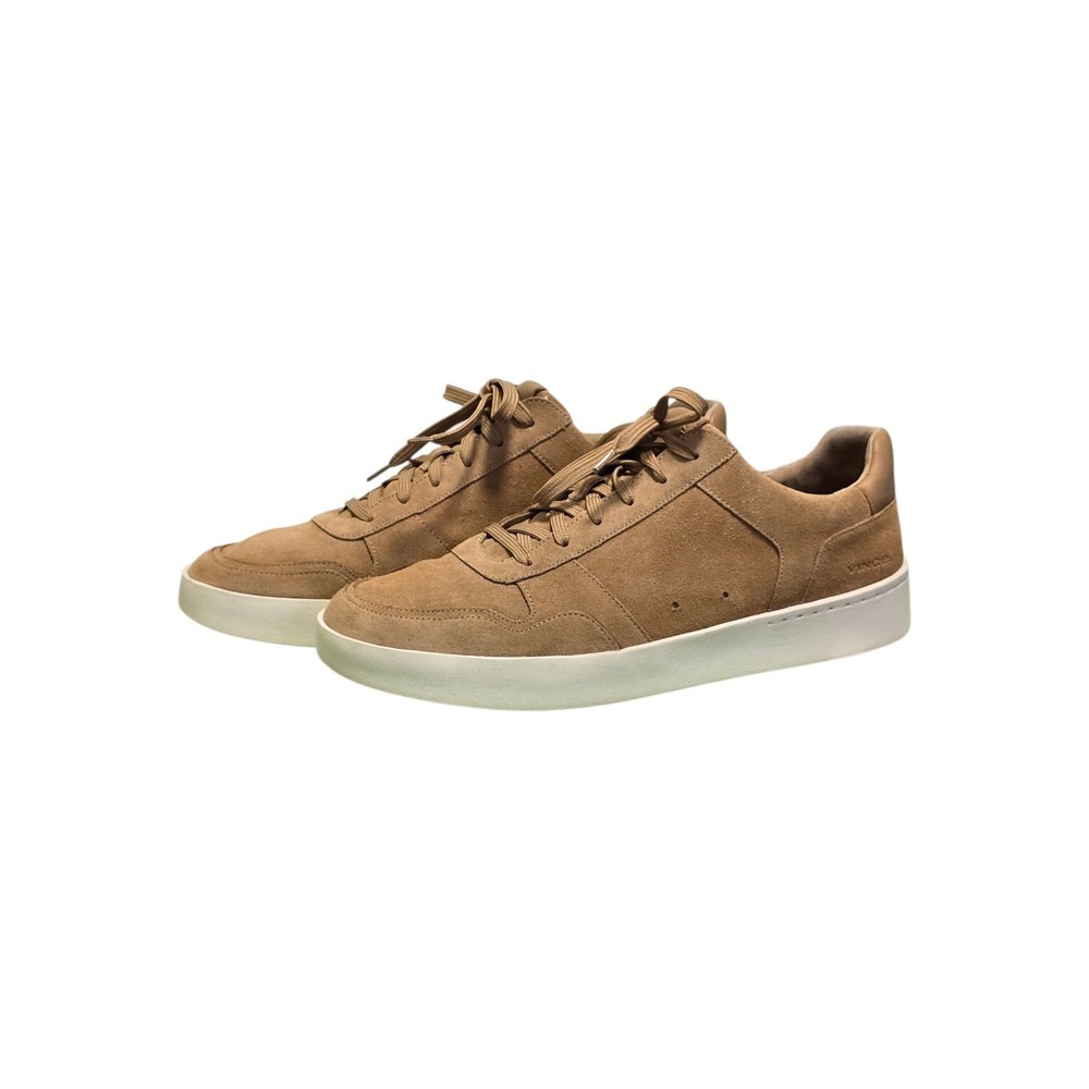 Vince Men's Peyton Tonal Suede Low-Top Sneakers Lace Up Size 11